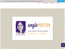 Tablet Screenshot of angiepoetter.com